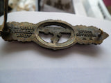 german ww2 kreigsmarine U/BOAT close combat clasp bz m/m w/medal emblem