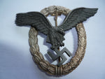 german ww2 luftwaffe cased PILOT badge m/m assmann ex condition