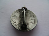 german ww1-2 stahlheim 1929 badge looks painted black finish