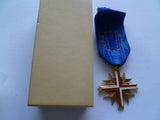 euro union medal in box of issue