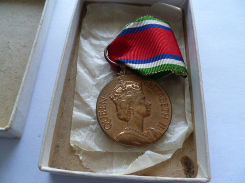 sierra leone rare spink general service medal in box