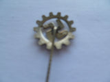 german ww2 daf knurled pin lapel badge m/m rzm 69