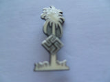 german repro north africa lapel pin/badge m/m on back
