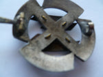 german ww2 cased SS proficiency badge in silver no maker