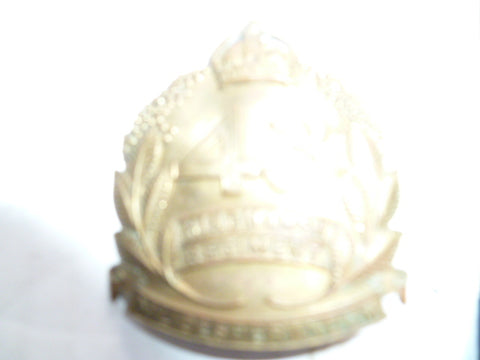 aust army 43rd hindmarsh regt cap badge brass