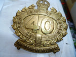 aust army 49th regt relugged cap badge