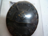 german ww2 black wound badge rare screw back type