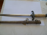 german ww2 army dagger white handle ex cond