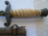 german ww2 army dagger white handle ex cond