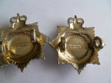 new zealand rnzasc pair collars anodised maker marked gaunt london