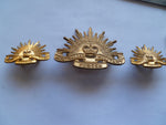 aust army rising sun set cap and collars swann/hudson all q/c