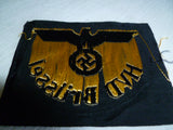 german ww2 bevo weave patch ex cond hvd brussels 100% genuine