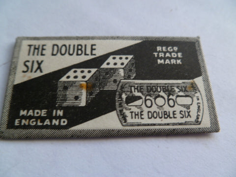 brit razor blade POW escape type magnitised double six brand