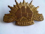 aust rising sun badge surplus store made in 70s