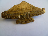 NZ army badge 11th taranaki rifles regt gaunt maker