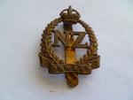 NZ ww2 army cap badge brit made with slider onward