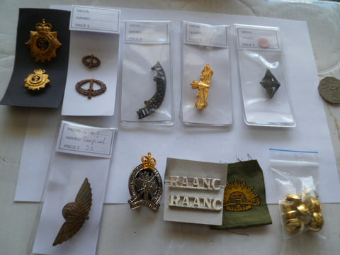 aust various lot of nice badges etc