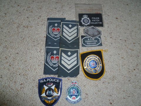 aust police/revenue etc patches