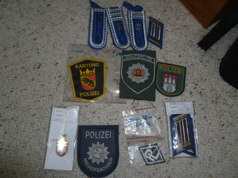 german police lot couple of other odds in as well nice lot