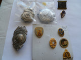 usa police cap badge etc lot high value lot