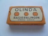 germany ww2 olinda packet of 10 razor blades exc